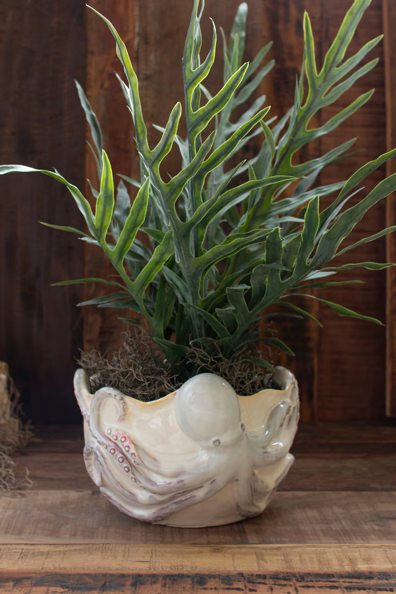 Ceramic Octopus Vase