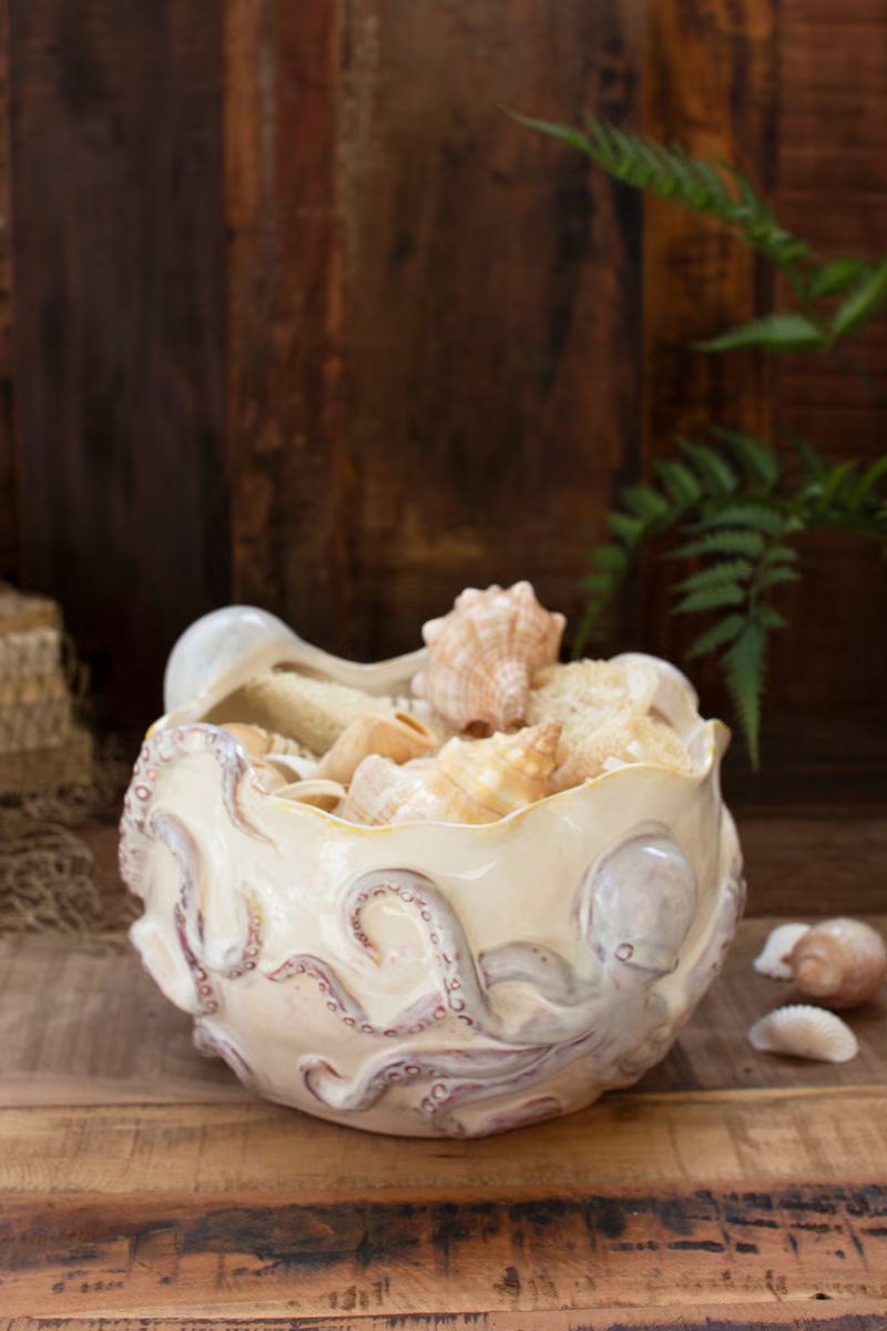 Ceramic Octopus Vase