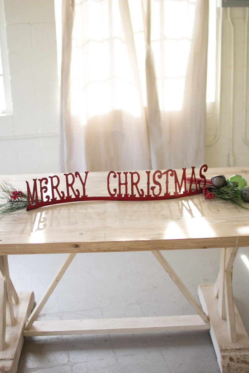 Merry Christmas Tabletop Sign