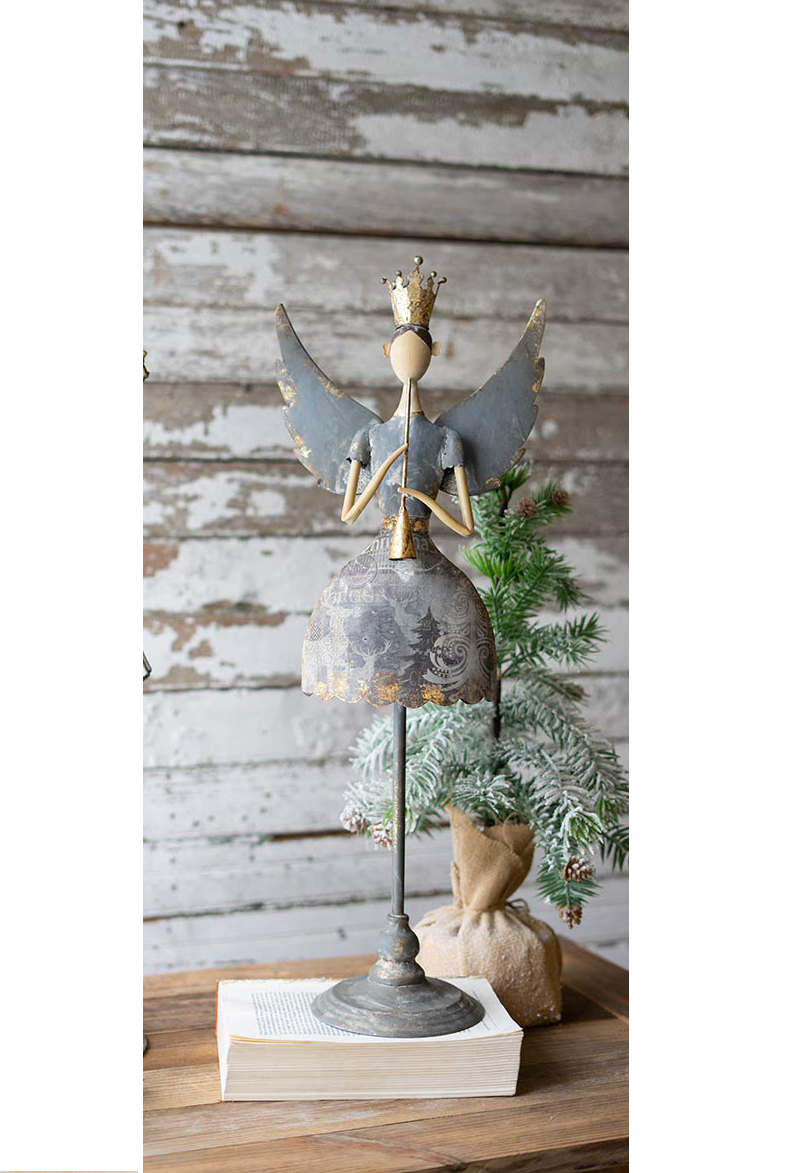 Metal Angel Playing Instrument / Small