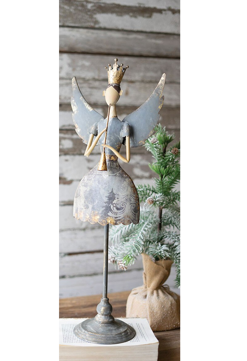 Metal Angel Playing Instrument / Small