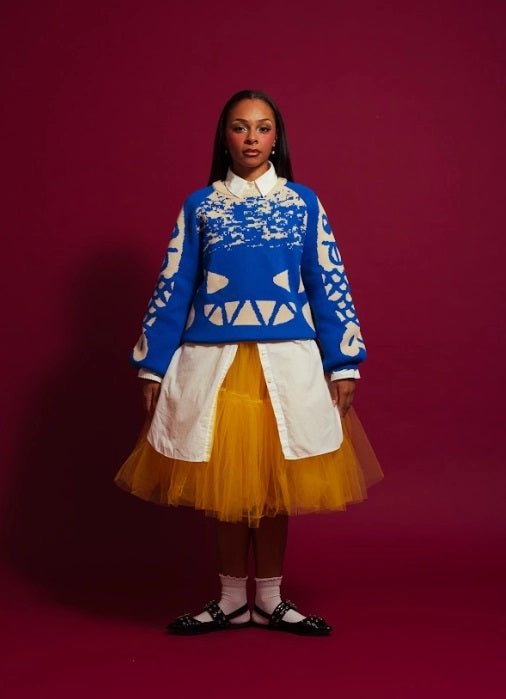 Karepango Akuma Thick Knit Jacquard Sweater