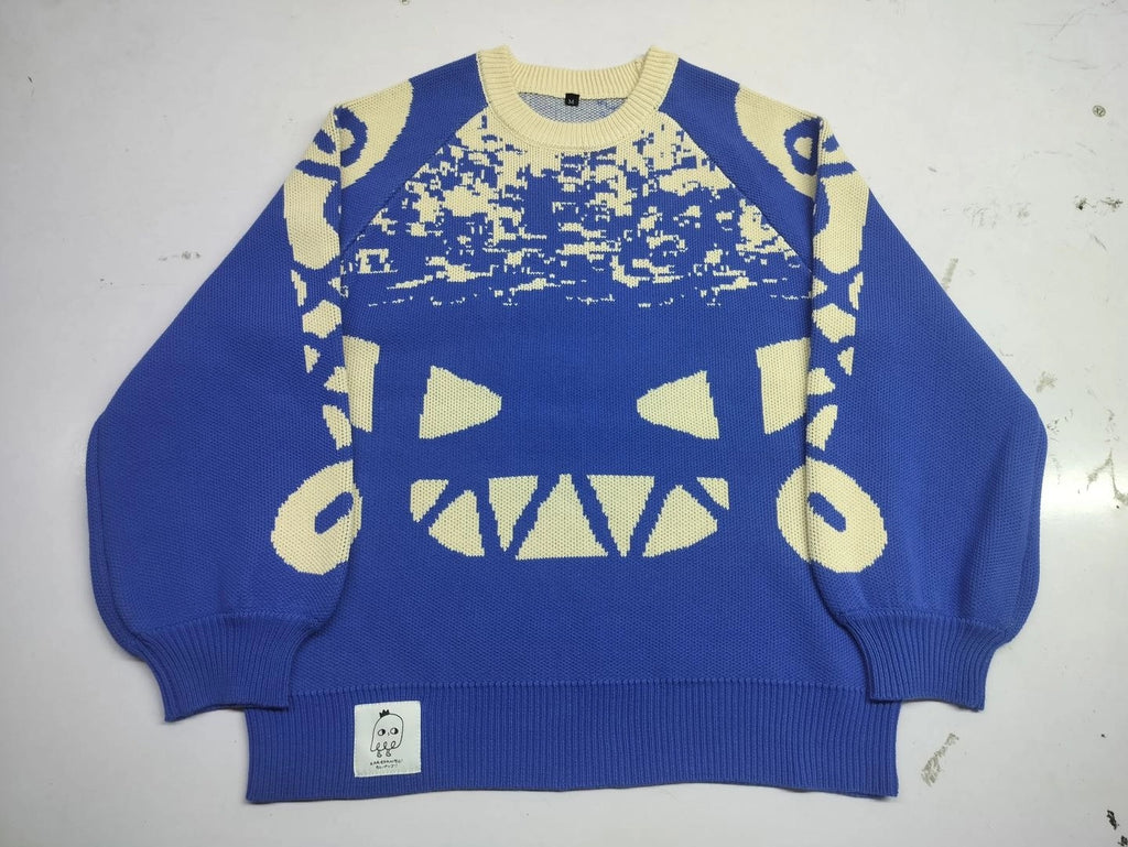 Karepango Akuma Thick Knit Jacquard Sweater