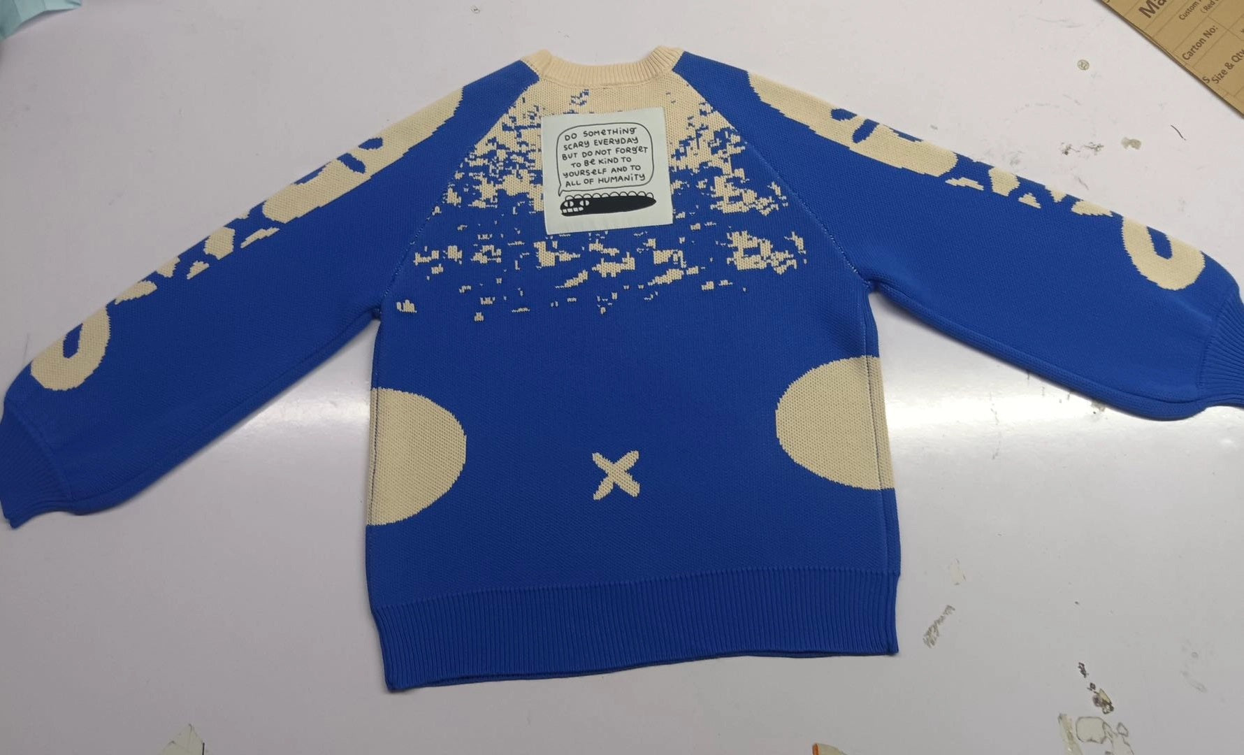 Karepango Akuma Thick Knit Jacquard Sweater