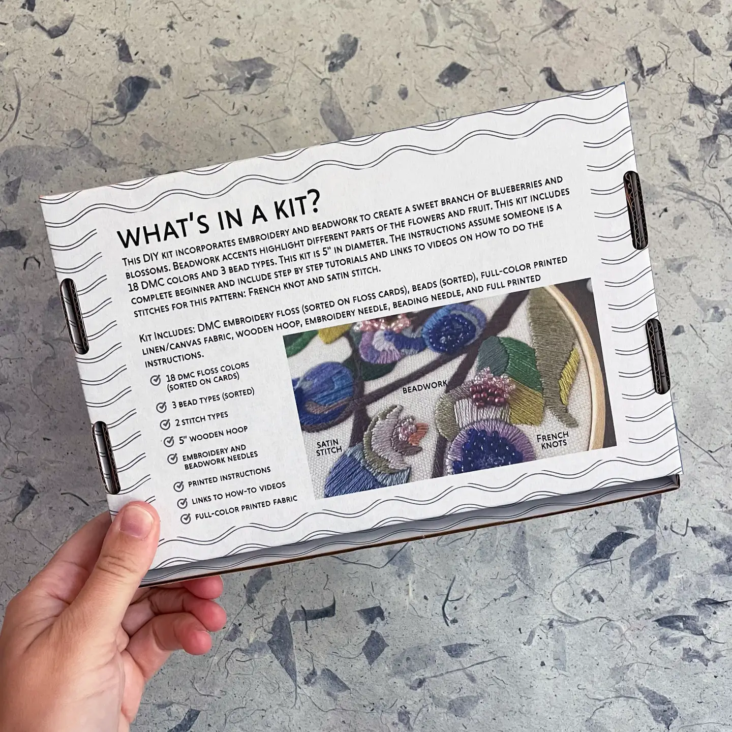 5" Embroidery Kit / Click for Selection