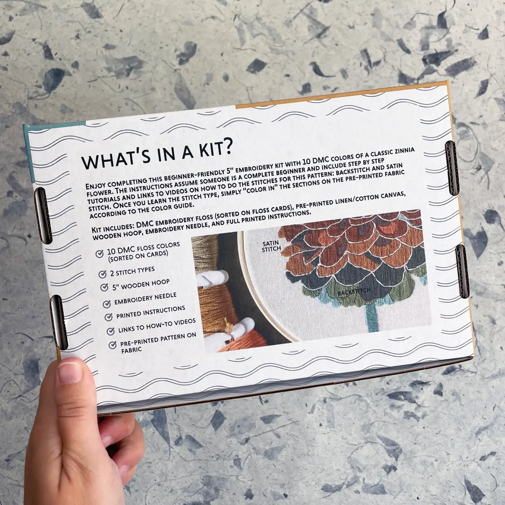 5" Embroidery Kit / Click for Selection