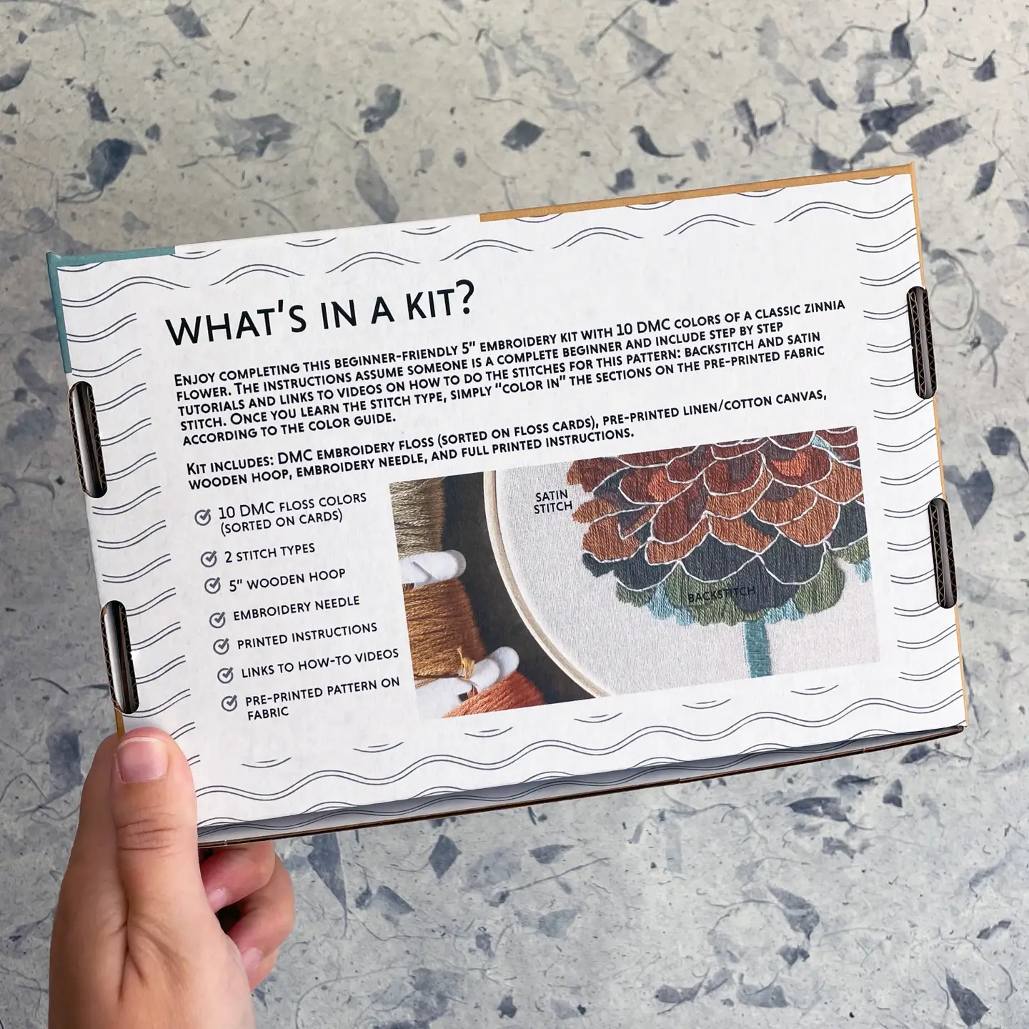 5" Embroidery Kit / Click for Selection