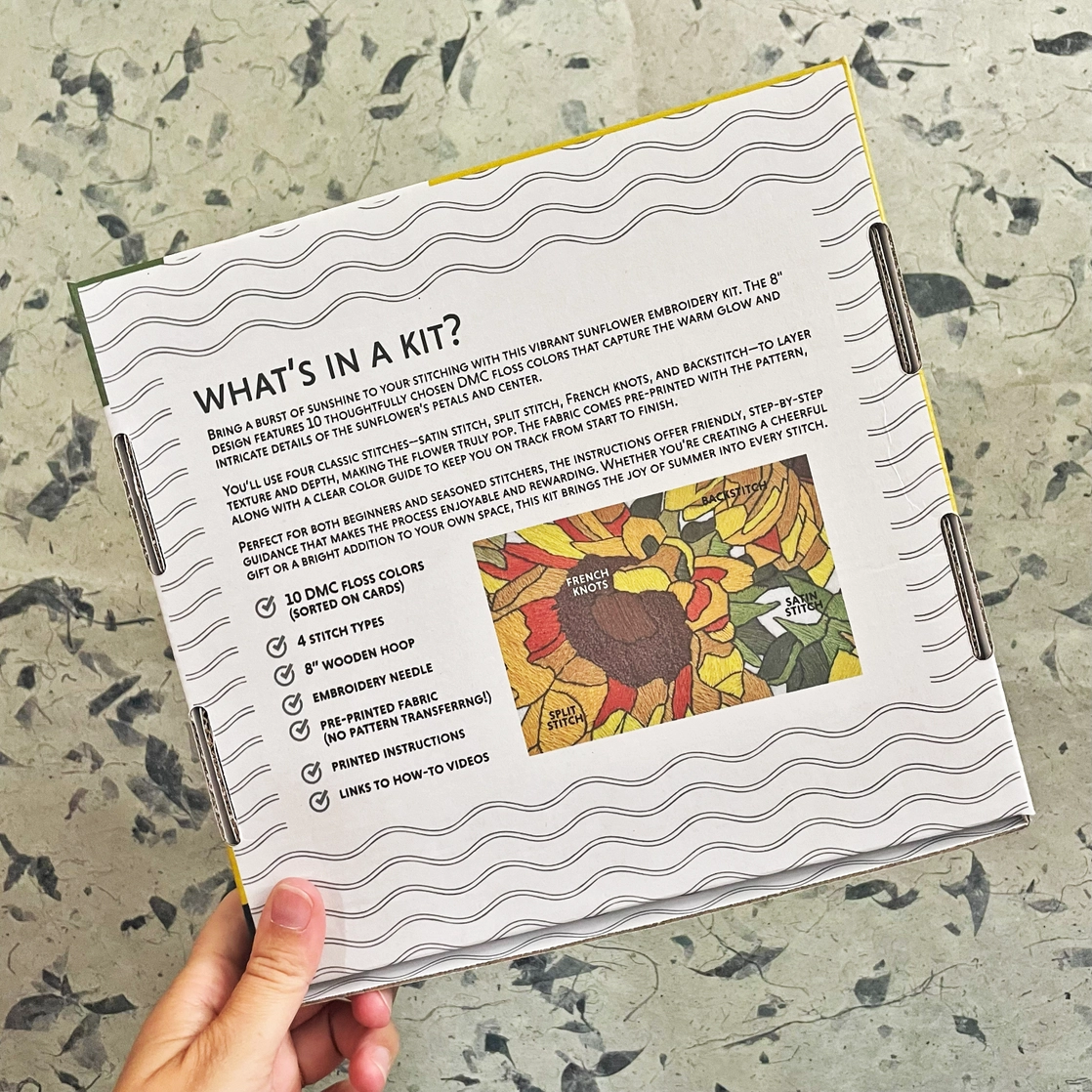 8" Embroidery Kit / Click for Selection