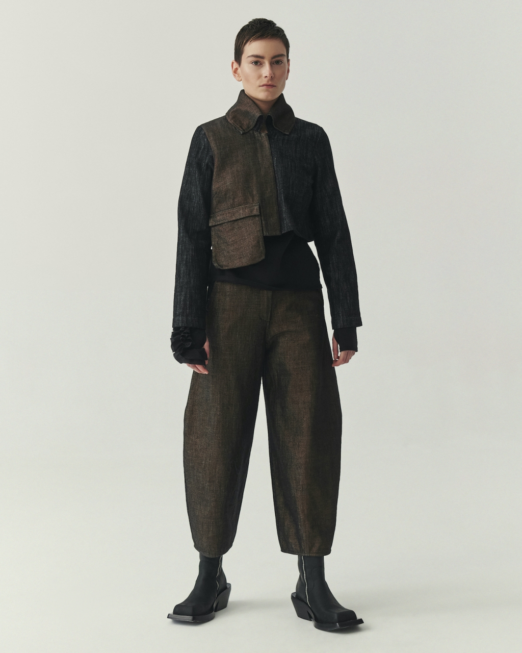 Kedziorek's Black &amp; Copper Trousers