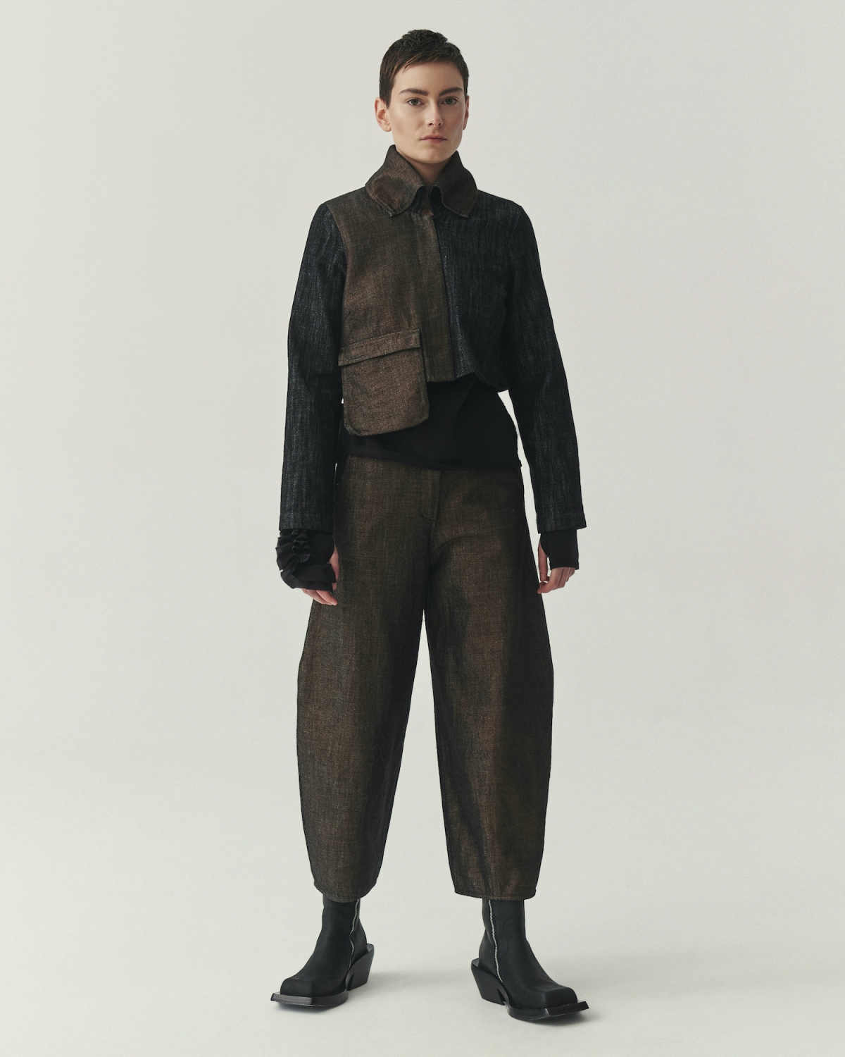 Kedziorek's Black &amp; Copper Trousers