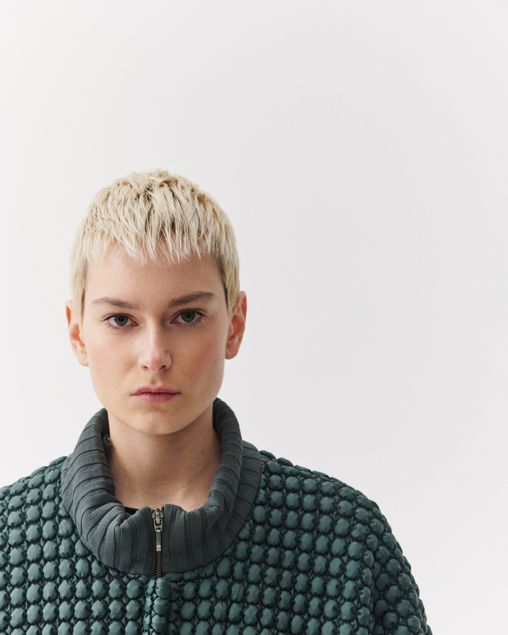 Kedziorek's oversized Bubble Coat in Green