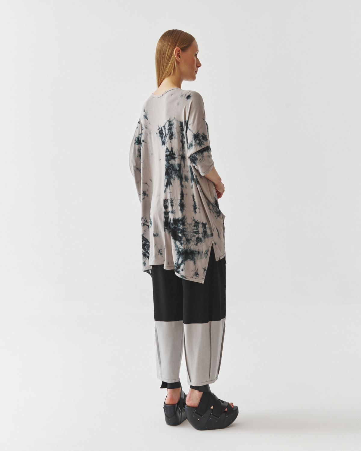 Kedziorek Colorblock Pant in Black Grey