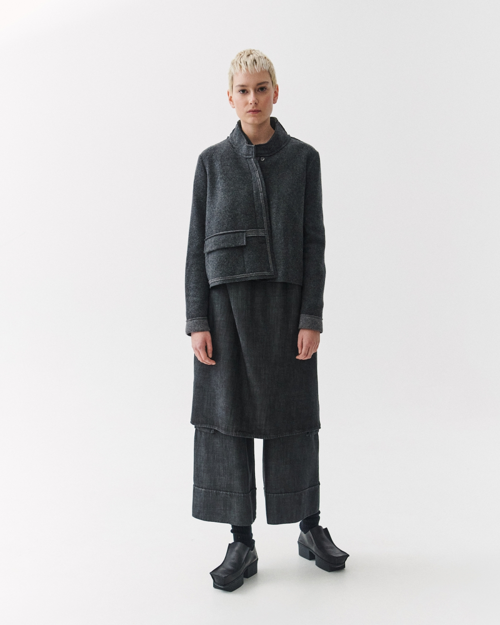 Kedziorek's Double Faced Jacket in Grey