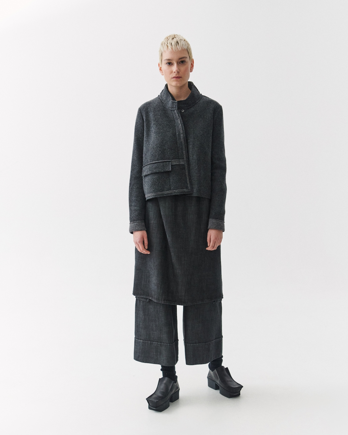 Kedziorek's Double Faced Jacket in Grey