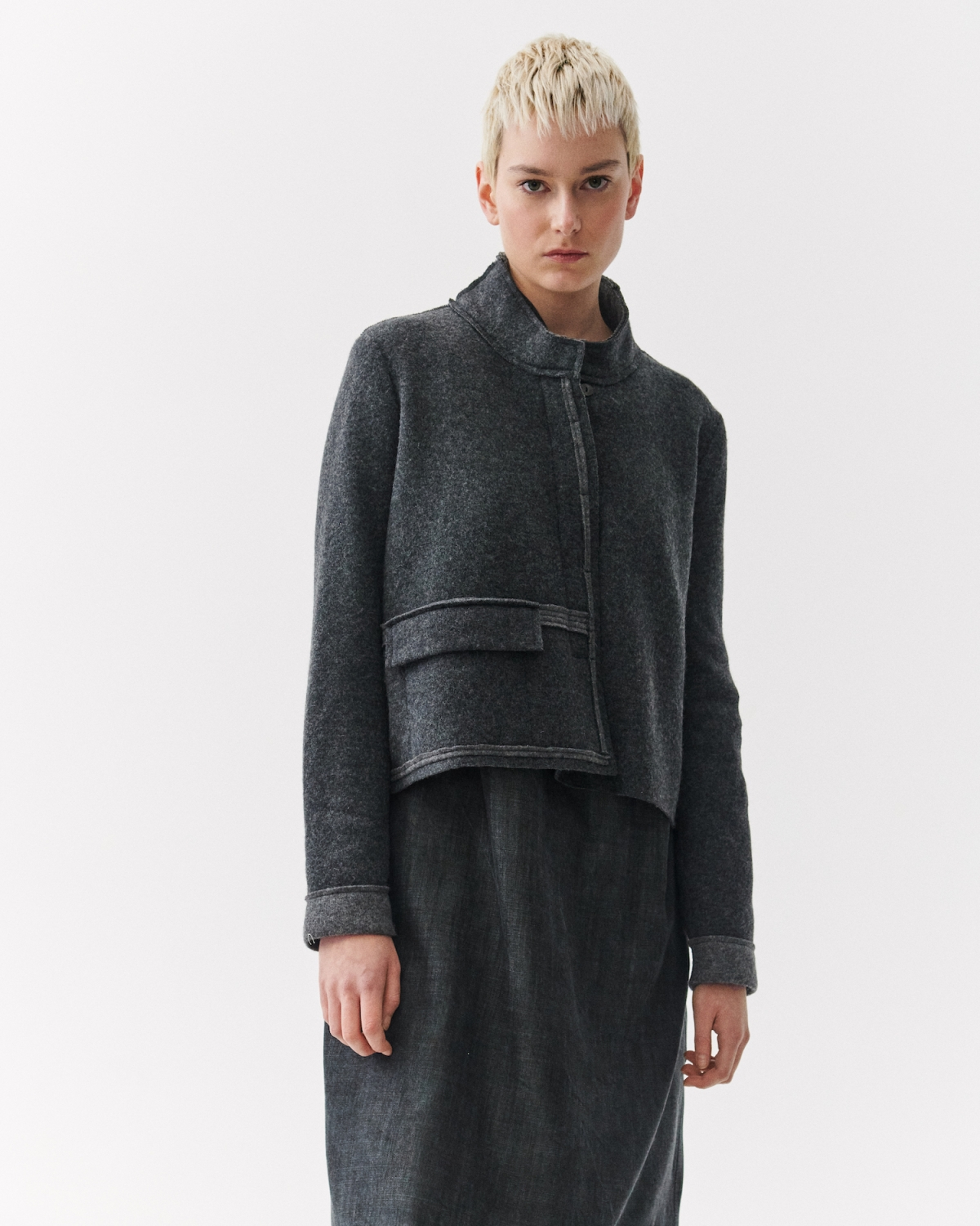 Kedziorek's Double Faced Jacket in Grey