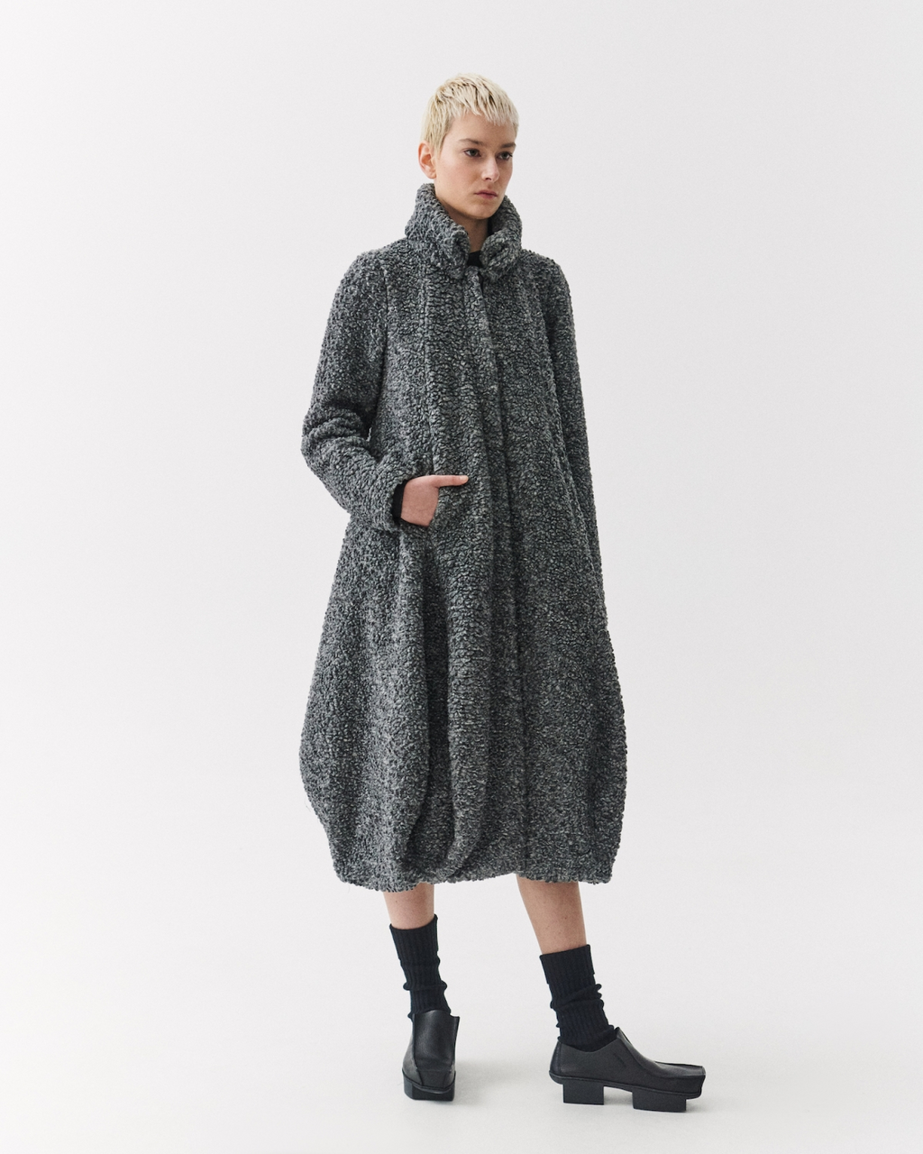 Kedziorek Long Boucle Lamb Coat