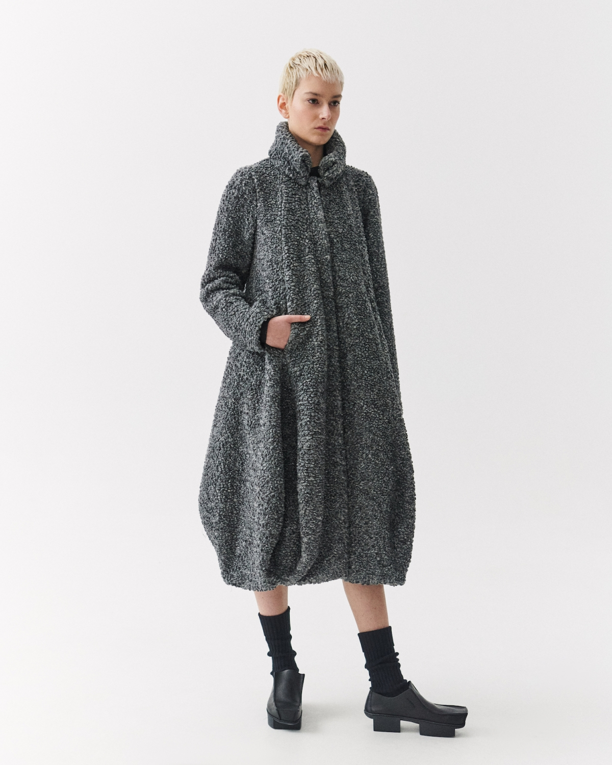 Kedziorek Long Boucle Lamb Coat