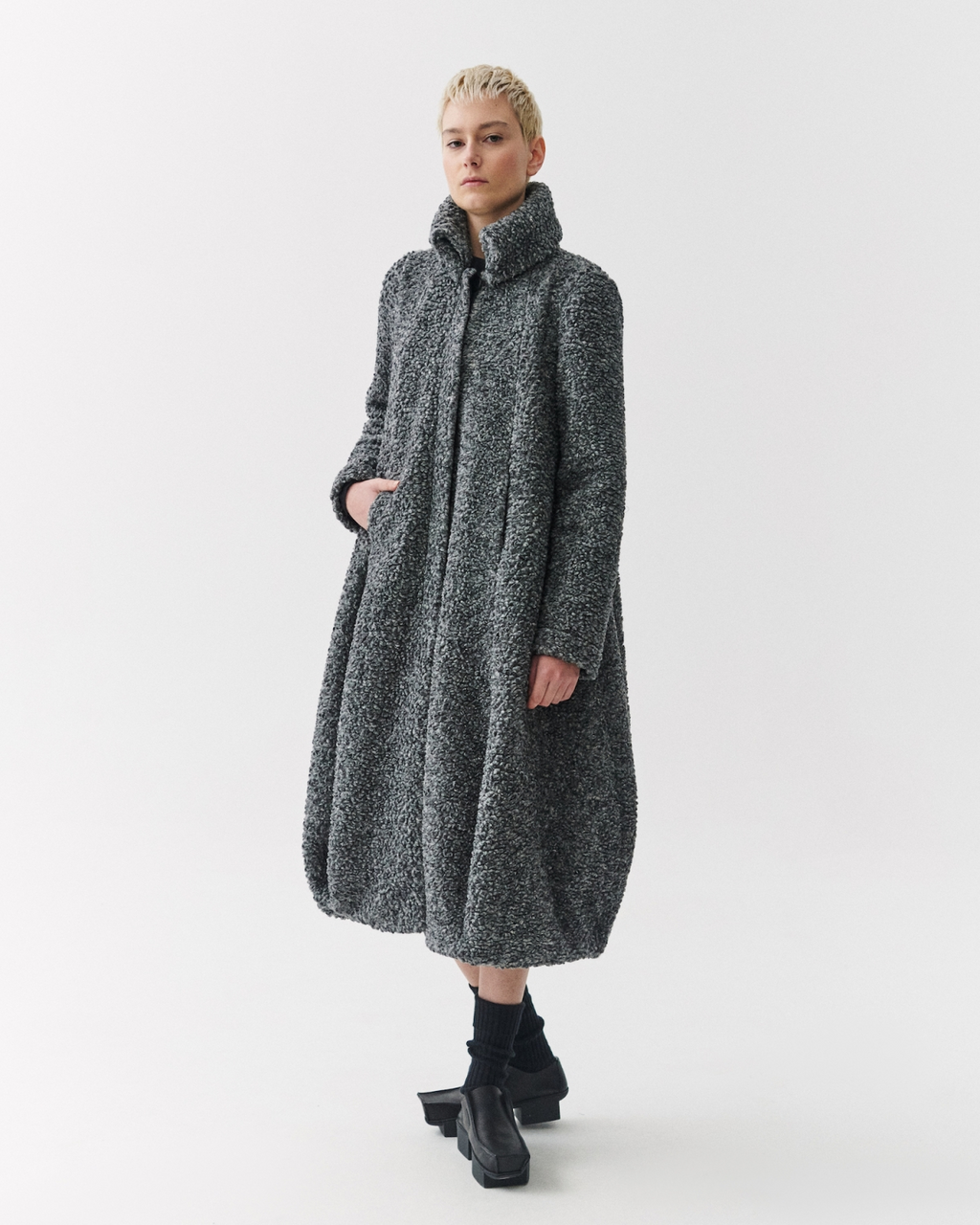 Kedziorek Long Boucle Lamb Coat