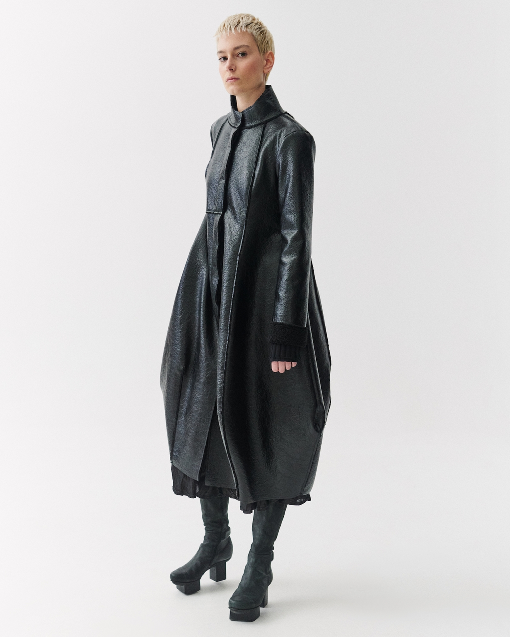 Kedziorek Paris Balloon Coat in Black