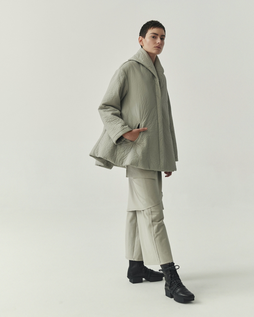 Kedziorek's Short Swing Coat in Cloud