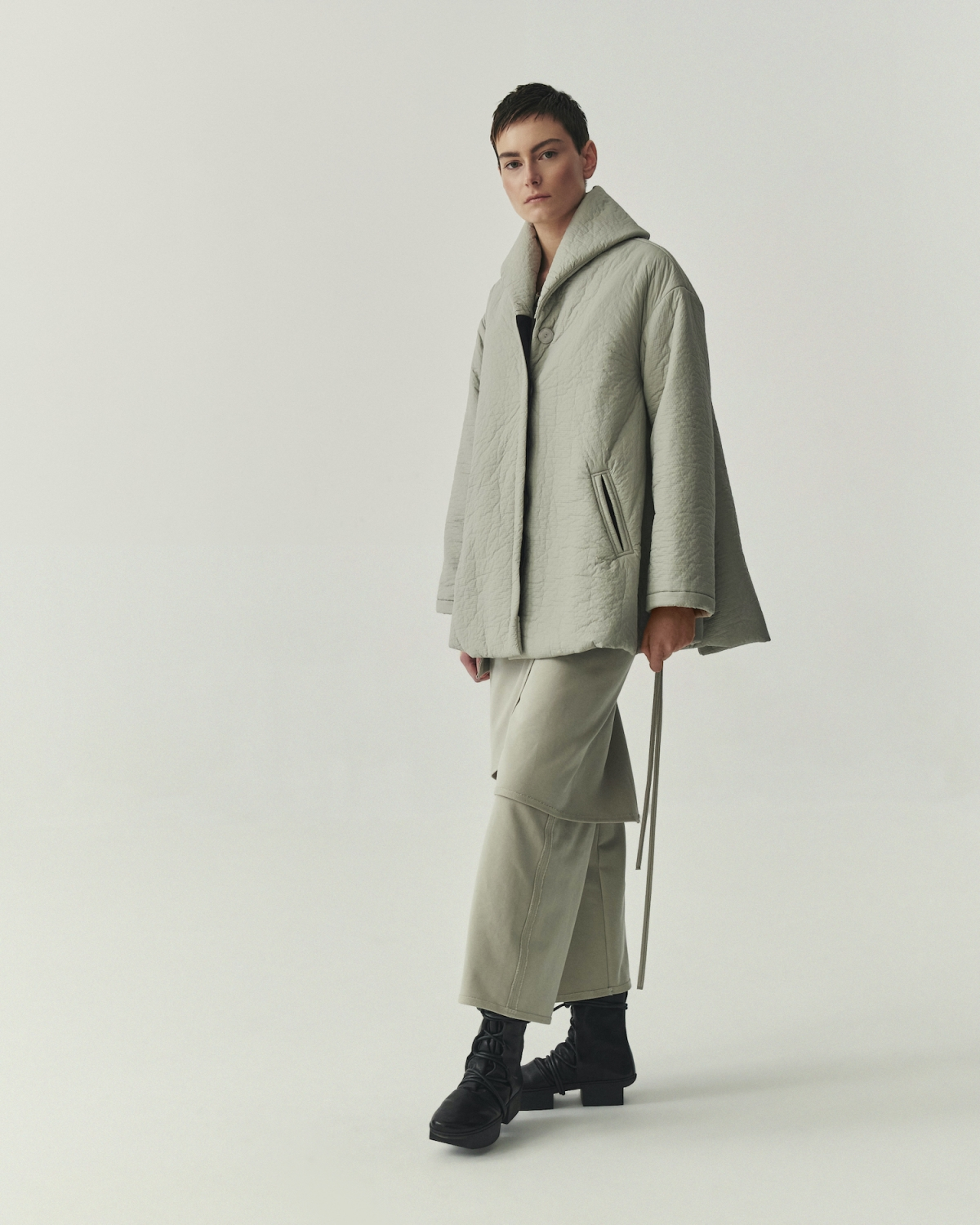 Kedziorek's Short Swing Coat in Cloud