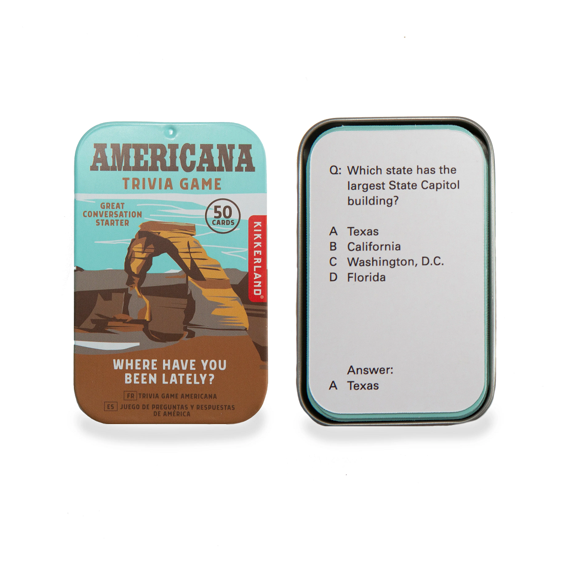 Kikkerland Americana Trivia Game