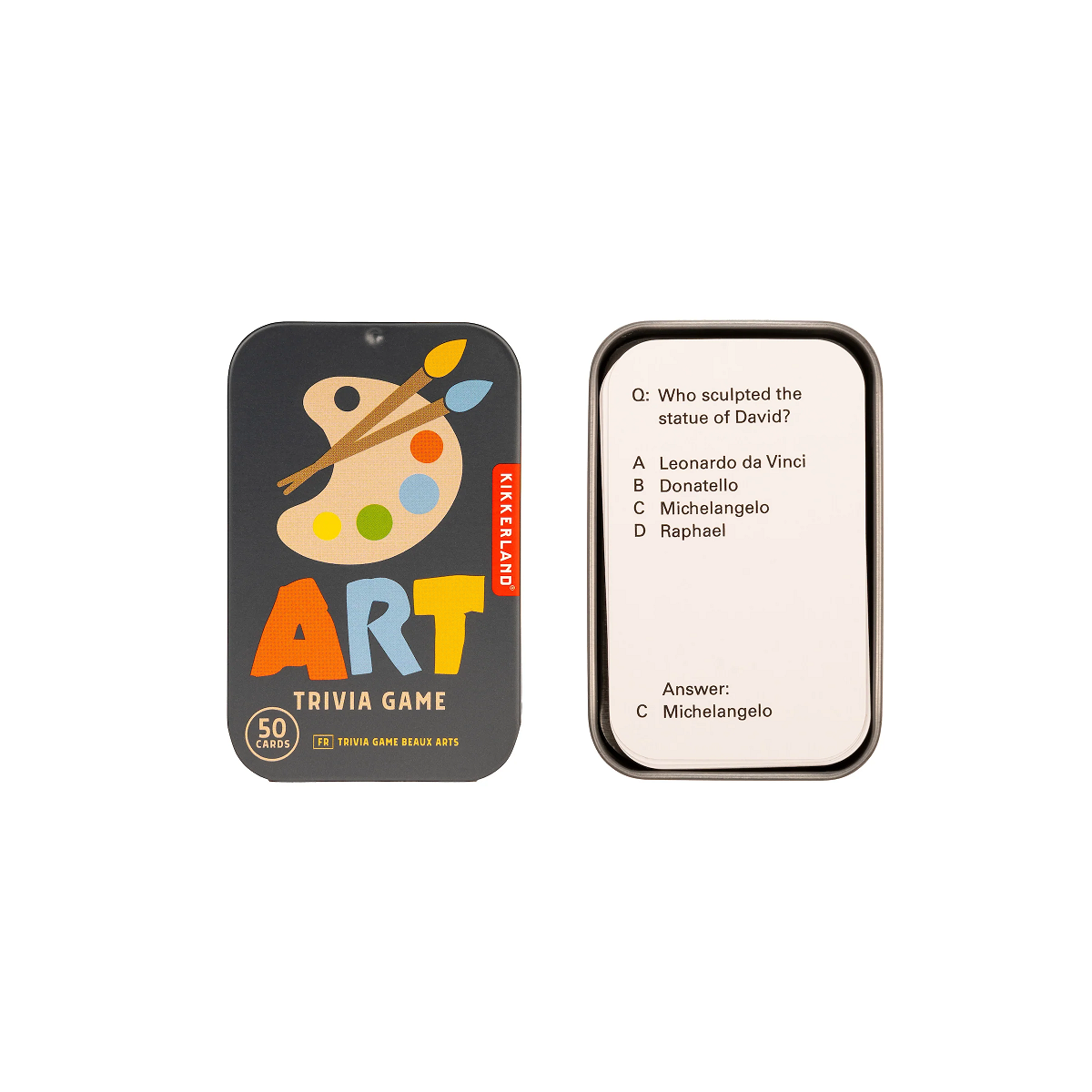 Kikkerland Art Trivia Game