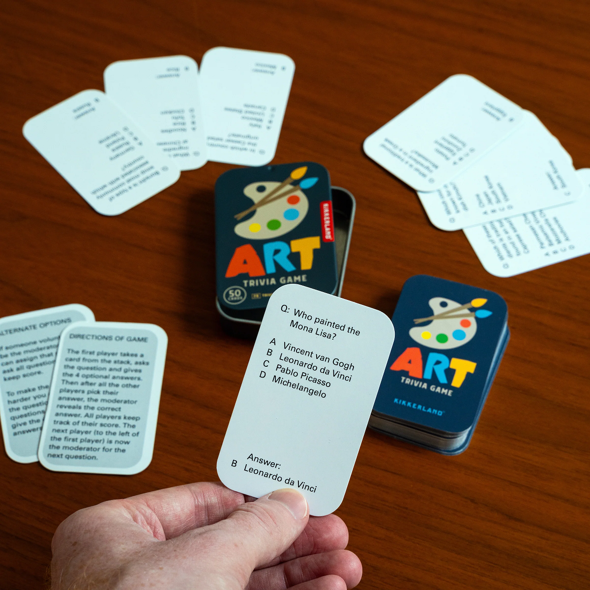 Kikkerland Art Trivia Game