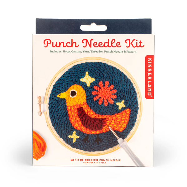 Kikkerland Bird Punch Needle Kit