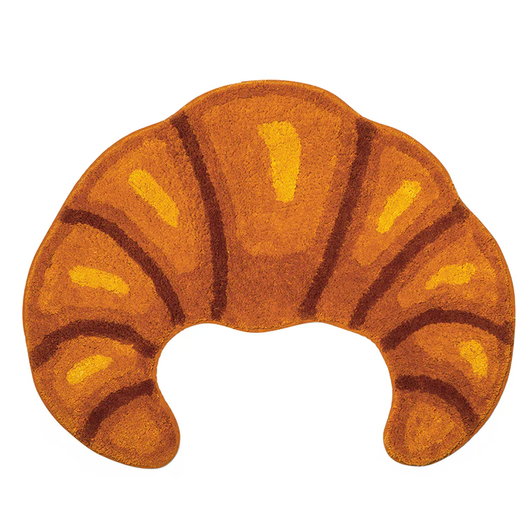 Kikkerland Croissant Bath Rug