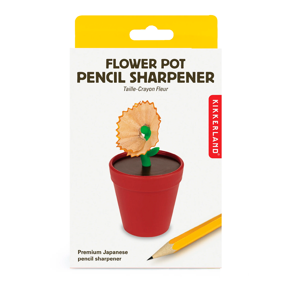 Kikkerland Flower Pot Pencil Sharpener