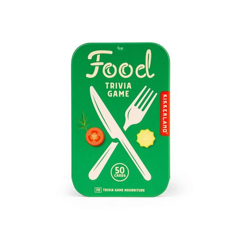 Kikkerland Food Trivia Game