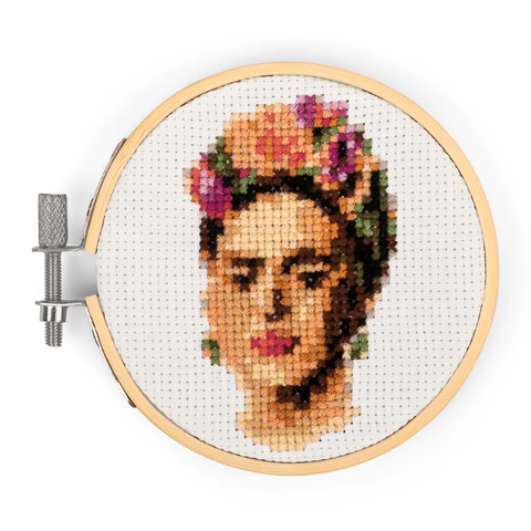 Kikkerland Frida Mini Cross Stitch Kit