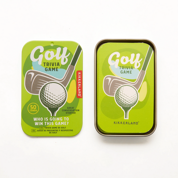 Kikkerland Golf Trivia Game