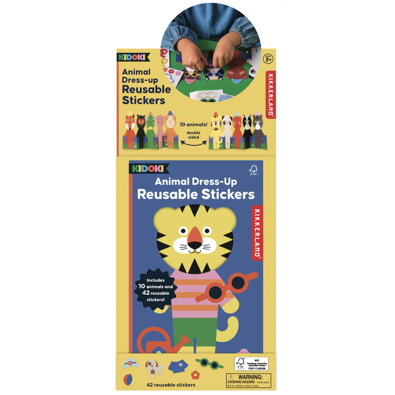 Kidoki Animal Dress-Up Stickers