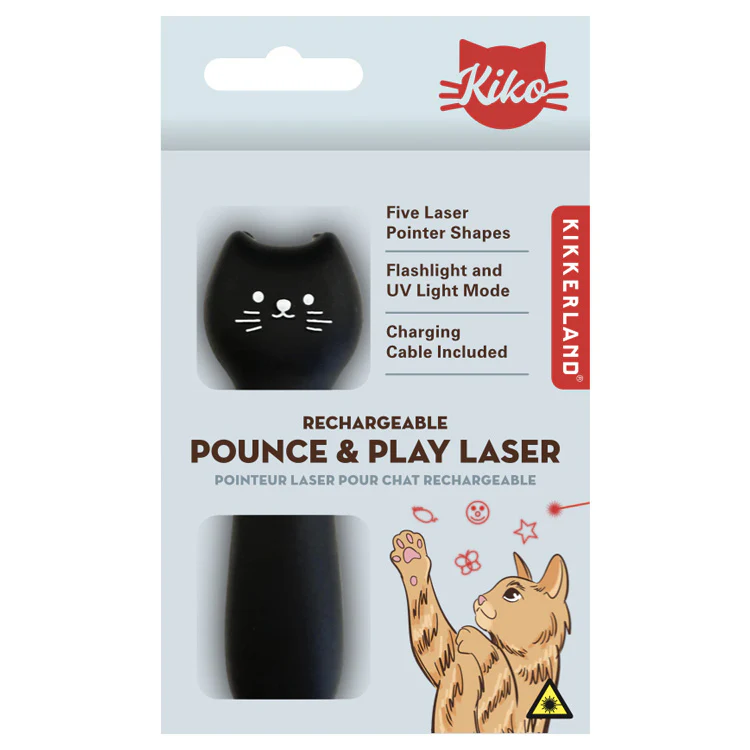 Kiko Rechargable Pounce & Play Laser