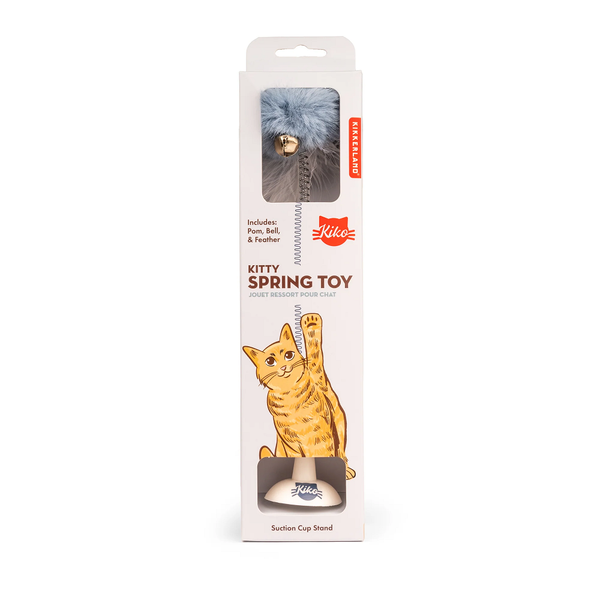 Kikkerland Kitty Spring Toy