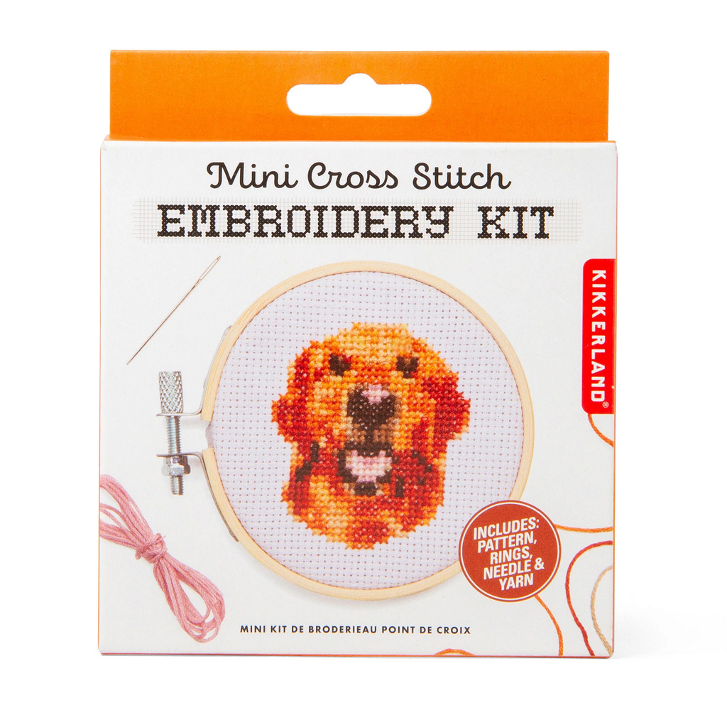 Dog Mini Cross Stitch Embroidery Kit