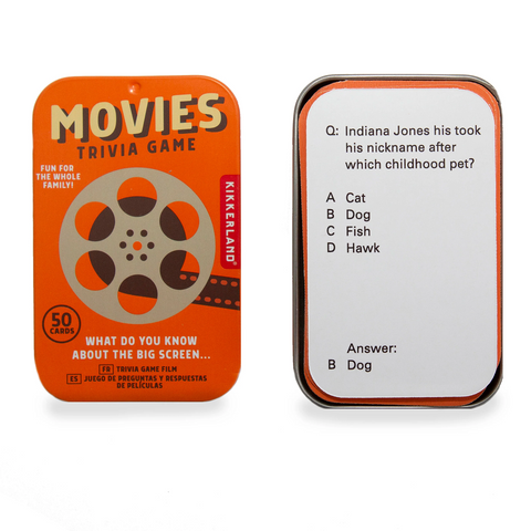 Kikkerland Movies Trivia Game