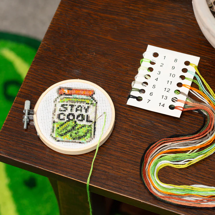 Pickle Mini Cross Stitch Kit