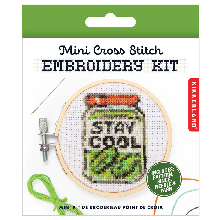 Pickle Mini Cross Stitch Kit