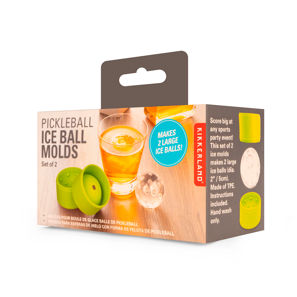 Kikkerland Pickleball Ice Ball Molds