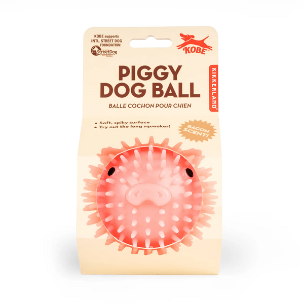 Kikkerland Piggy Dog Ball