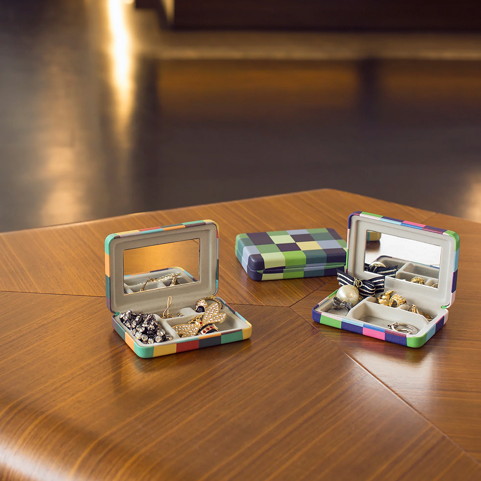 Plaid Travel Jewlery Case