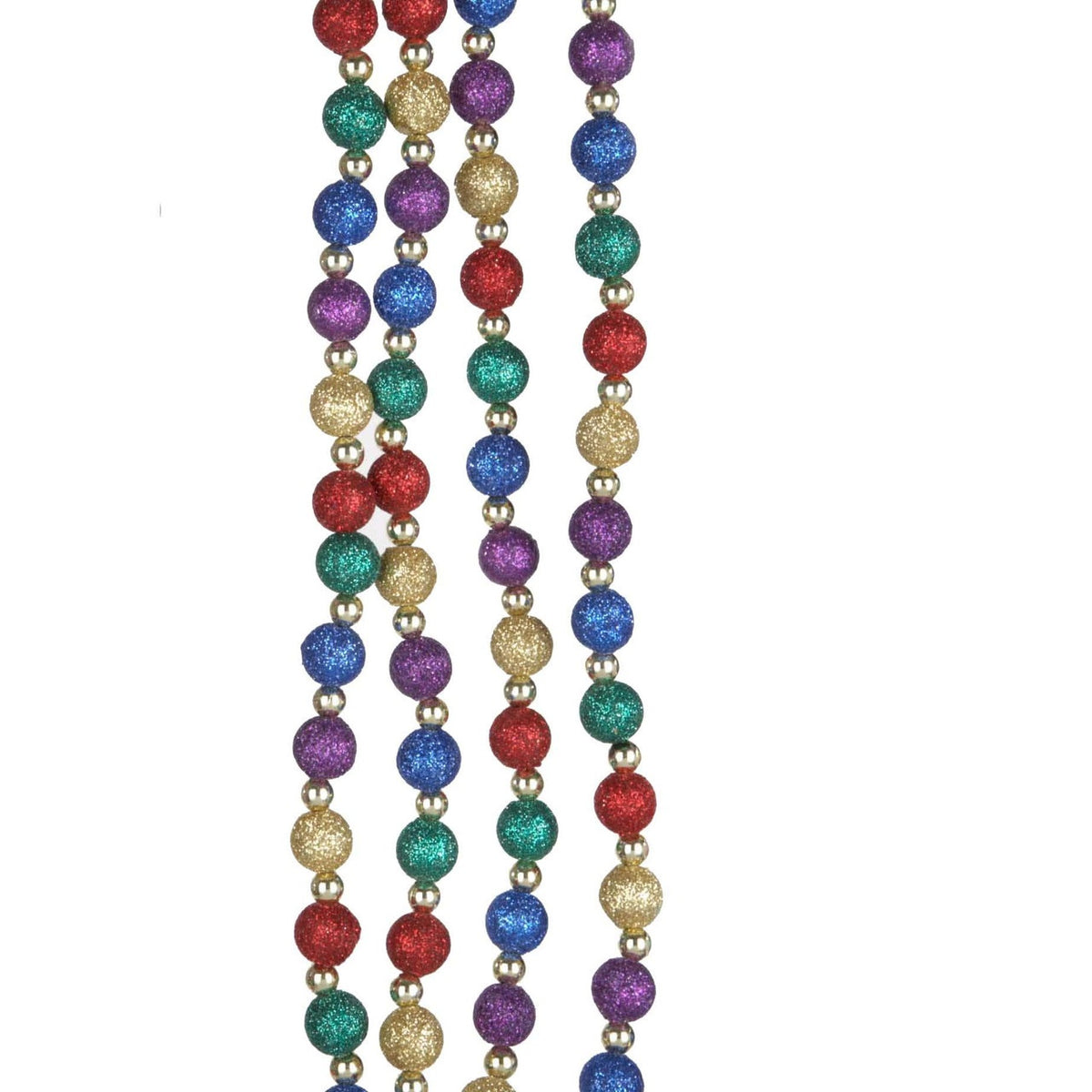 Multicolored Glitter Balls Colorful Garland
