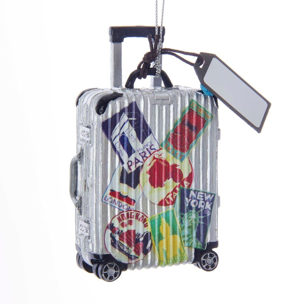 Travel Suitcase Ornament