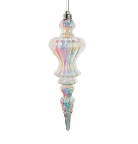 Opalescent Finial Ornament