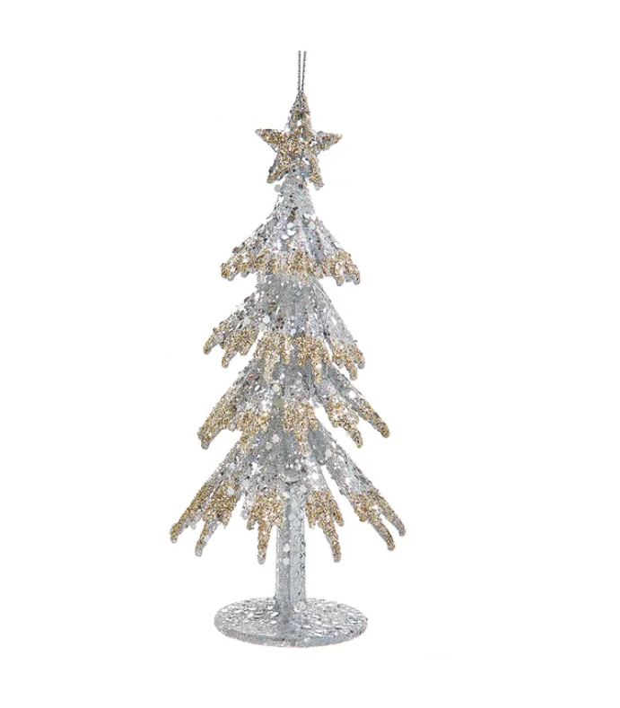 Platinum Christmas Tree Ornament