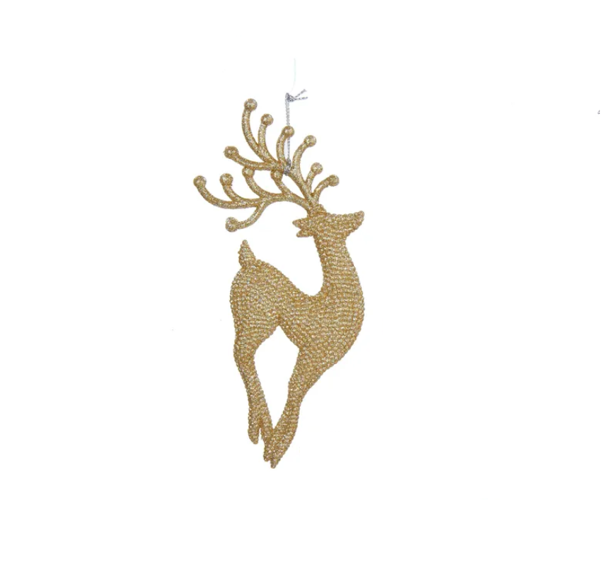 Kurt Adler's Champagne Deer Ornament