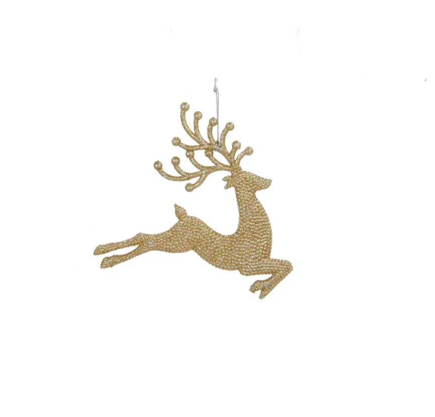 Kurt Adler's Champagne Deer Ornament